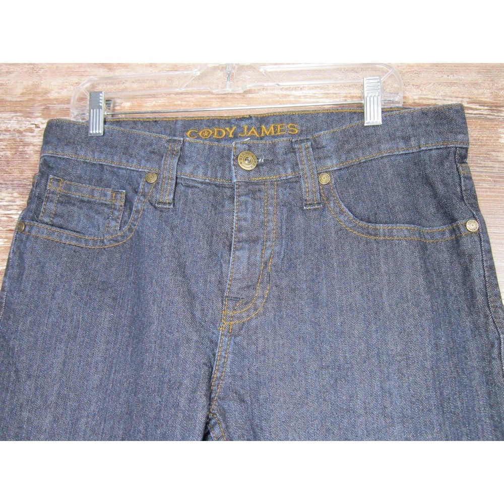 Cody James Jeans Mens 32x30 Blue Denim Straight Leg Boot Cut Western Cowboy Work - Picture 5 of 16